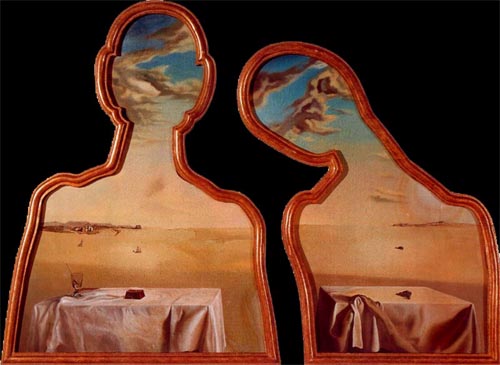 Parella amb els caps plens de nvols, 1936